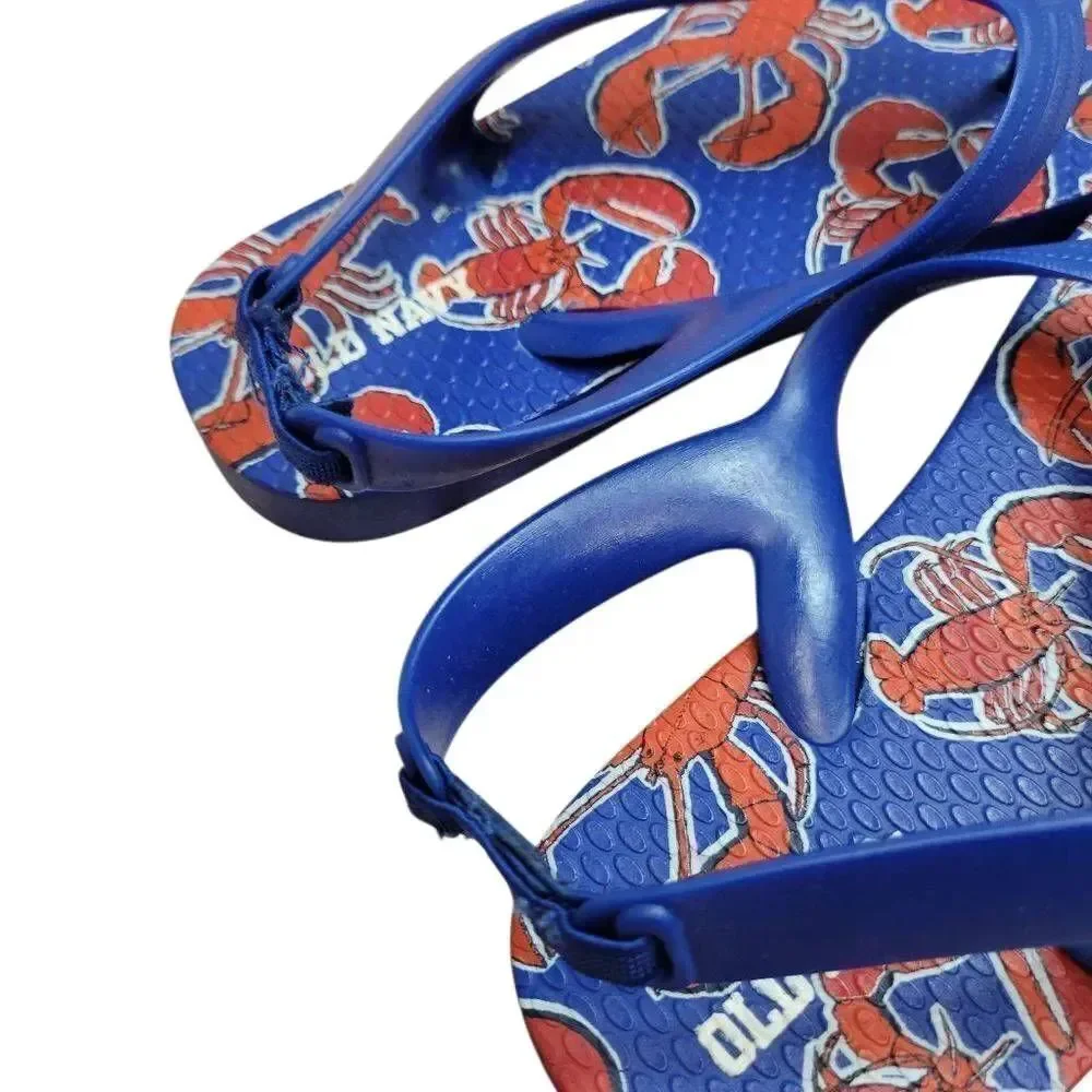 Old Navy crawfish flip flops 9